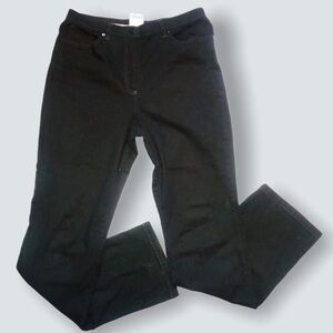 Everyday Style Haggar Denim Stretch Mid-Rise Fall Essential Pants Size 8 Casual